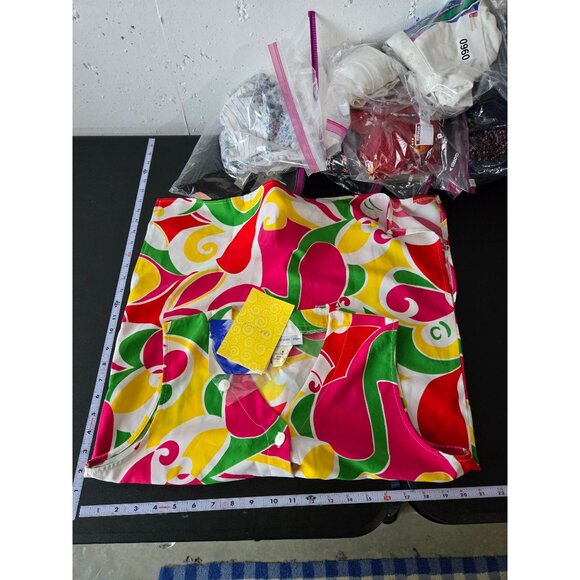 Susan Graver Sleeveless Button Front Top Size Medium Groovy Vintage Art NWT - Picture 7 of 11